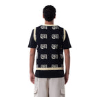 KNITTED TANK TOP CODED SOCIETY PATTERN