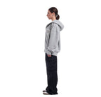 DOUBLE-ZIP GRAY JACKET