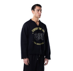 BLACK KNITTED SWEATER