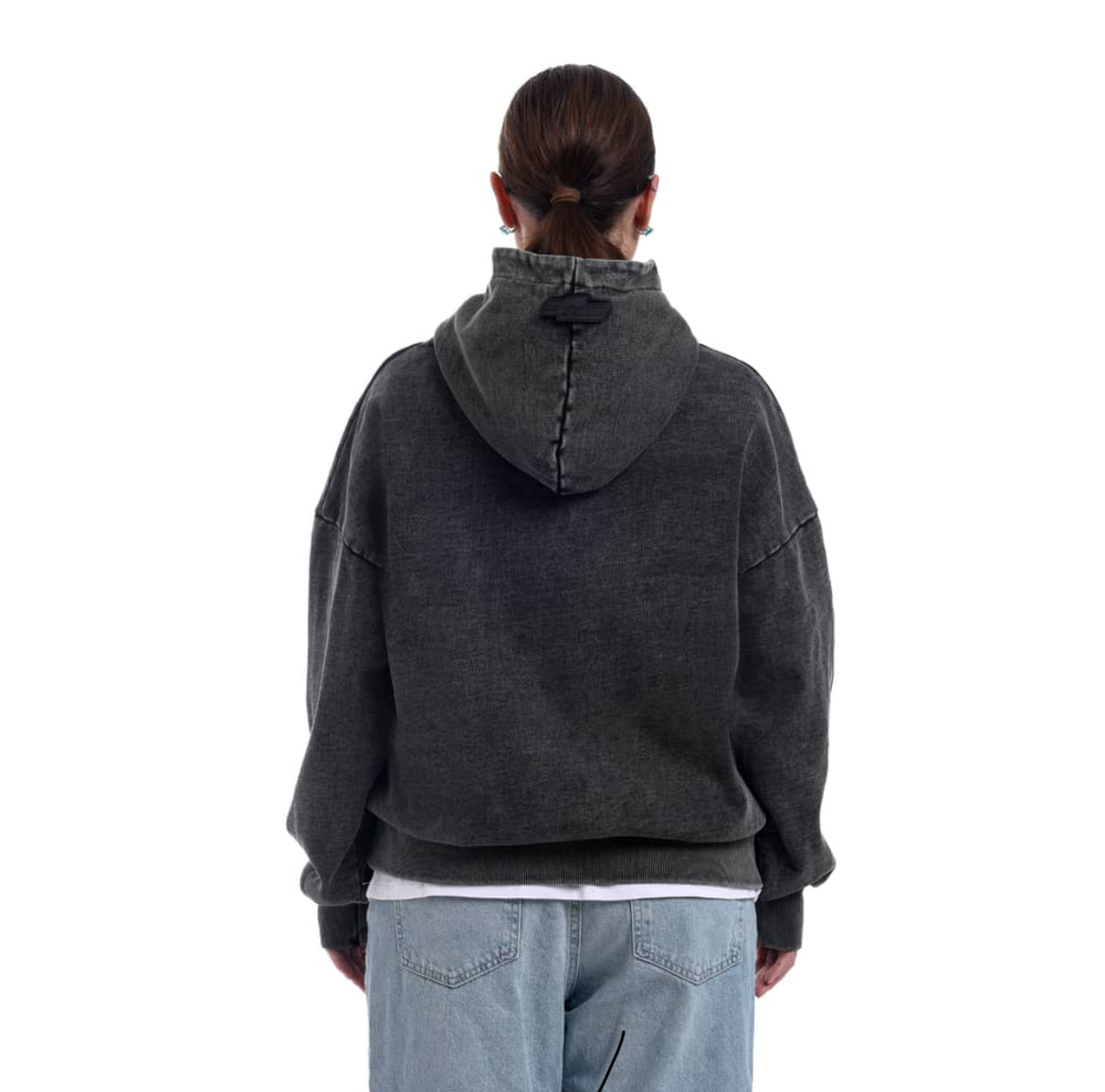 WASHED BLACK HOODIE