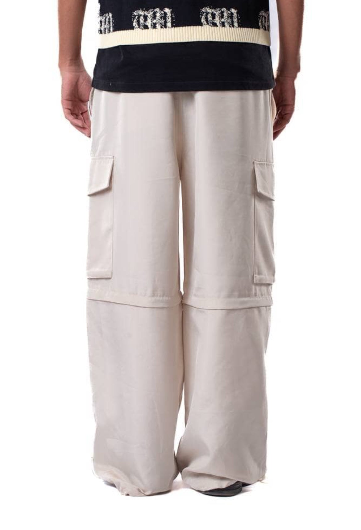 ZIP-OFF BEIGE CARGO PANTS