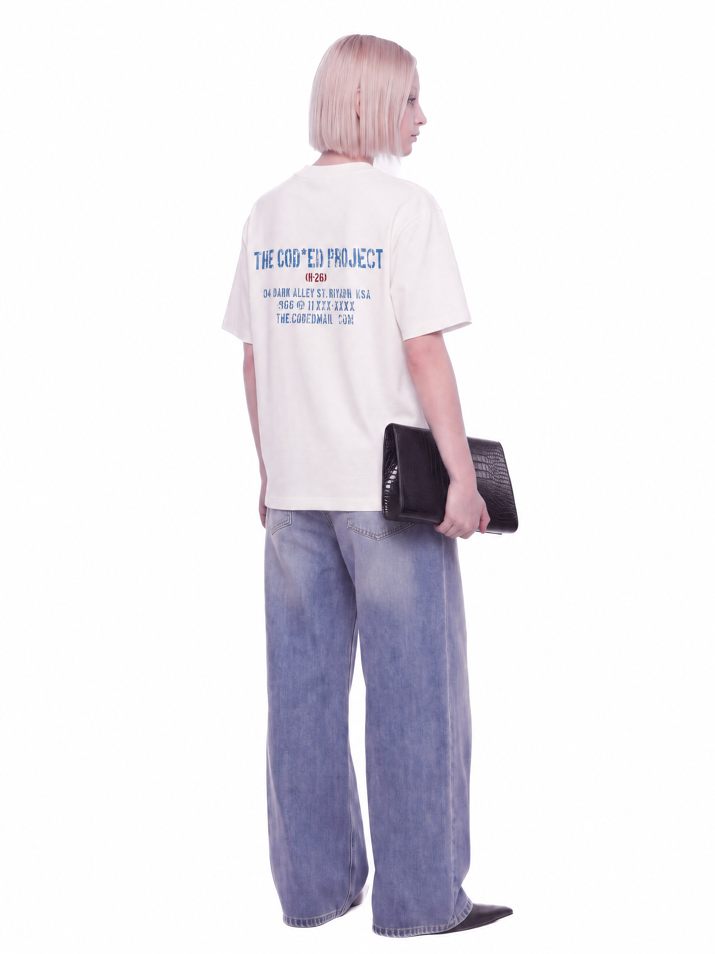 Coded project | White T-SHIRT