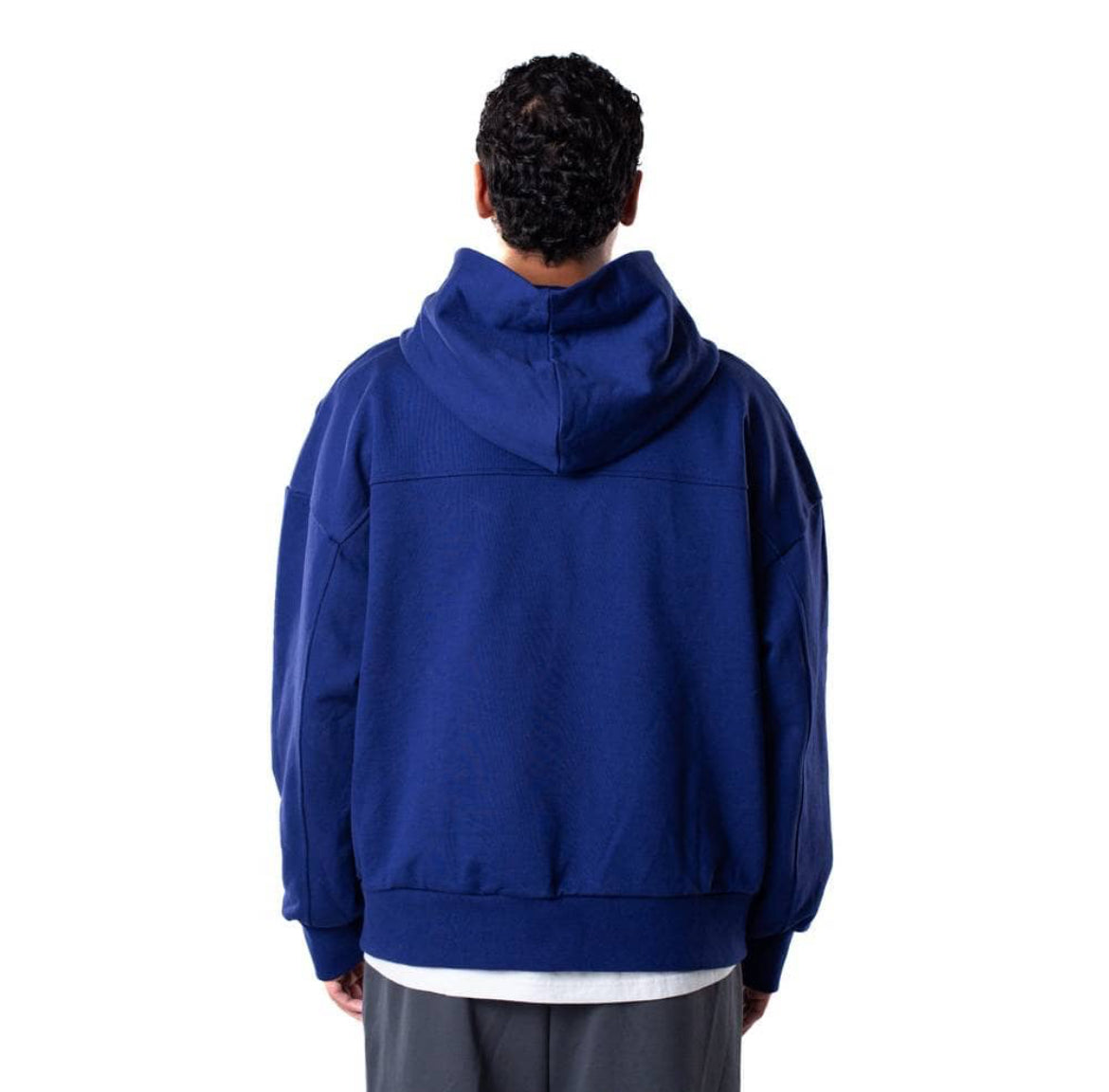 DOUBLE-ZIP BLUE JACKET