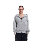 DOUBLE-ZIP GRAY JACKET