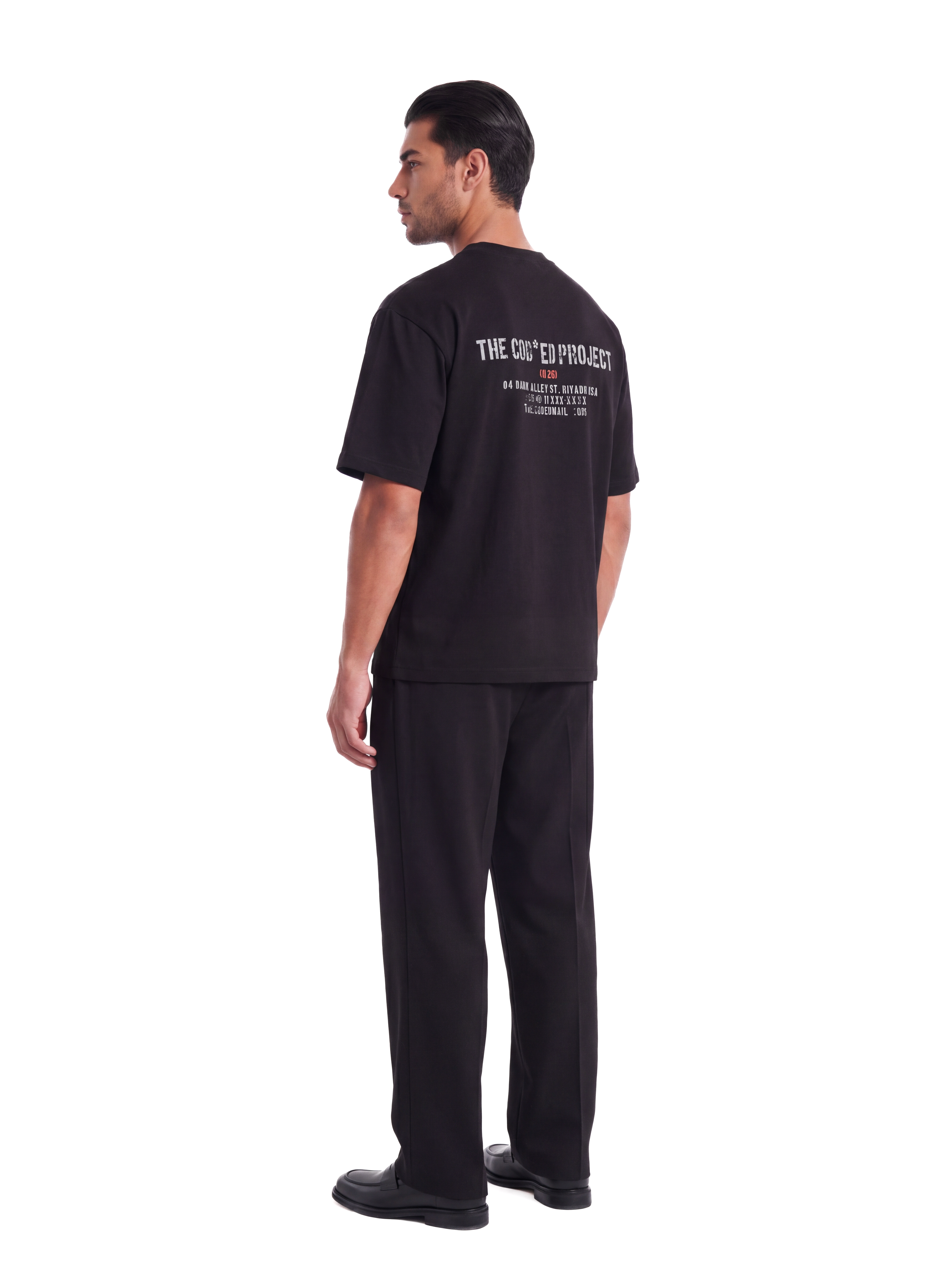 Coded project | Black T-SHIRT