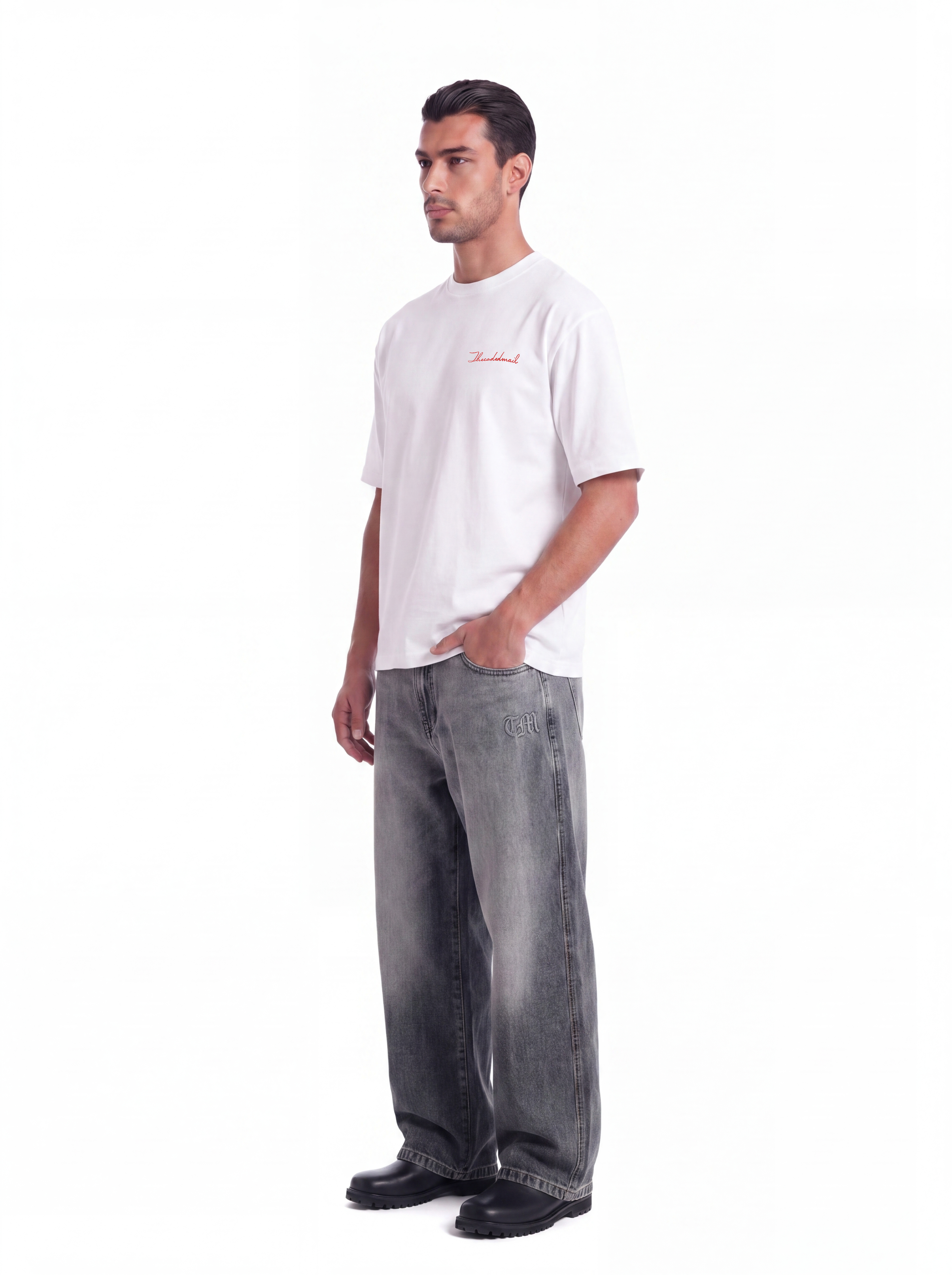 Classic script | White T-SHIRT